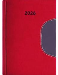 Dayliner Naptár, tervező, B5, heti, DAYLINER "Memphis", piros-szürke (NMB5PSZU) - jatekotthon