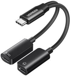 UGREEN CM821 hangkártya, USB-C 2x USB-C-re (fekete) (45800) - jatekotthon