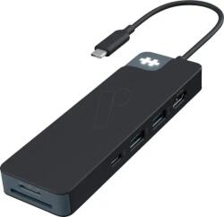 HyperX Docking Station Hyper HyperDrive Flex 8 Port USB-C Hub, Black (HD4102BKGL)