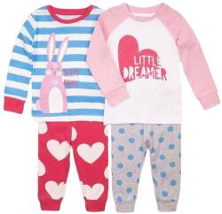 Minoti Pizsama lányok 2pack, minoti, 2pj 04, rózsaszín - 74/80 | 9-12m méret