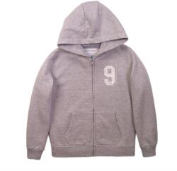 Minoti Fiú kapucnis pulóver cipzárral, Minoti, 3KIDZTHRU 7, szürke - 140/146 | 10/11év méret