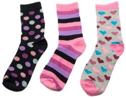 Pidilidi Zokni lányok, 3pack, pidilidi, pd0122, lány - 38-39 méret