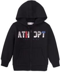 Minoti Fiú kapucnis pulóver kapucnival, Minoti, 7BZTHRU 5, fekete - 122/128 | 7/8év méret