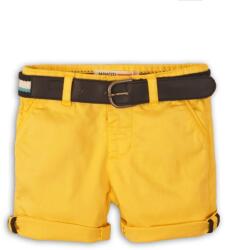 Minoti Fiú rövidnadrág övvel, Minoti, Sunset 8, sárga - 86/92 | 18-24m méret
