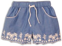 Minoti A lányok nadrágja pamut hímzett, Minoti, piknik 5, kék - 74/80 | 9-12m méret
