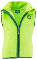 Pidilidi gyermek szőrmés mellény állítható gallérral, Pidilidi, PD1140-19, zöld - 146 | 11év méret