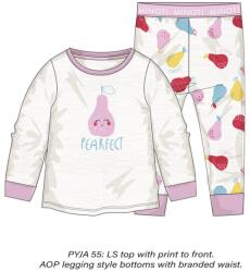 Minoti Pizsama lányok, minoti, pyja 55, fehér - 74/80 | 9-12m méret