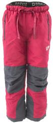 PIDILIDI outdoor sportnadrág, fleece bélésű, Pidilidi, PD1121-16, bordó - 158 | 13év méret