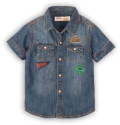 Minoti Pólók denim fiúk rövid ujjú, minoti, ordítás 2, kék - 104/110 | 4/5év méret