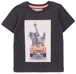 Minoti Fiú rövid ujjú póló, Minoti, Really 7, szürke - 80/86 | 12-18m méret