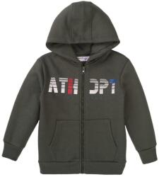 Minoti Fiú kapucnis pulóver kapucnival, Minoti, 7BZTHRU 6, khaki - 146/152 | 11/12év méret