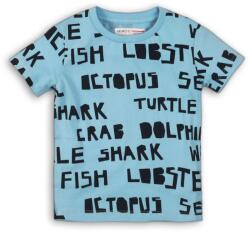 Minoti Fiúk rövid ujjú póló, Minoti, TB TSHIRT 1, kék - 68/80 | 6-12m méret