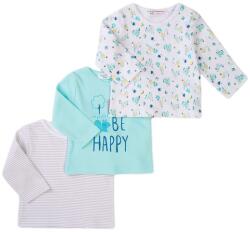 Minoti Póló csecsemő 3 csomag, Minoti, Snail 10, kék - 74/80 | 9-12m méret