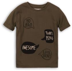 Minoti Fiúk rövid ujjú póló, Minoti, TB TSHIRT 5, barna - 68/80 | 6-12m méret