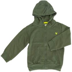 Minoti Fiú kapucnis pulóver teljes hosszúságú kapucnival, Minoti, 9ZIPEMB 4, khaki színben - 98/104 | 3/4év méret