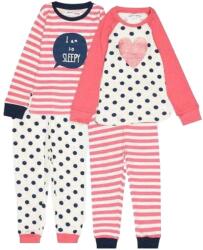 Minoti Pizsama lányok 2pack, minoti, 2pj 03, rózsaszín - 74/80 | 9-12m méret