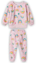 Minoti Lányok fleece pizsama, Minoti, 16pj 11, rózsaszín - 80/86 | 12-18m méret