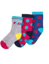 Minoti Lány zokni 3 csomag, Minoti, TG SOCK 24, lány - 122/128 | 7/8év méret