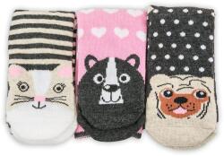 Pidilidi FUNNY lányok zokni - 3 csomag, Pidilidi, PD0136-01 - 31-34 méret