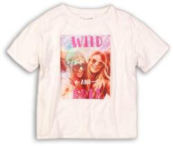 Minoti Póló lányoknak, Minoti, Wilderness 2, fehér - 128/134 | 8/9év méret