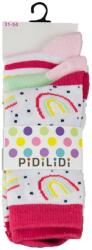 Pidilidi Zokni lányok - 3 csomag, pidilidi, pd0126, lány - 31-34 méret