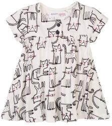 Minoti Ruha lányoknak, Minoti, Purrfect 4, fehér - 68/74 | 6-9m méret