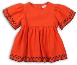 Minoti Lányok pamut tunika, Minoti, Kenya 2, narancssárga - 86/92 | 18-24m méret