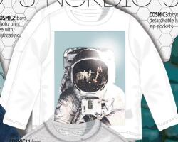 Minoti Fiúk ing, hosszú ujjú, minoti, kozmikus 2, fehér - 68/80 | 6-12m méret