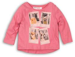 Minoti Póló lányok hosszú ujjú, minoti, GTP 2, rózsaszín - 68/80 | 6-12m méret