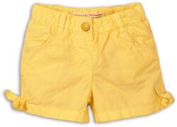 Minoti Lányok pamut rövidnadrág, Minoti, 2SHORT 4, sárga - 74/80 | 9-12m méret
