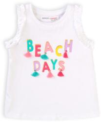 Minoti Tank Top lányok, Minoti, Paradicsom 5, Fehér - 80/86 | 12-18m méret