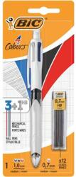 BIC 4 Colours golyóstoll, háromszínű, nyomósirónnal egyben + grafitbél (BC942103)