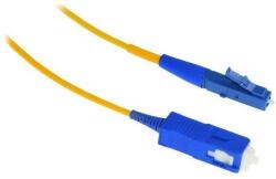XtendLan Cablu patch simplex XtendLan SM 9/125, OS2, LC(UPC)-SC(UPC), LS0H, 0, 5m (FOP-LCSC-S-0.5-9-A1)