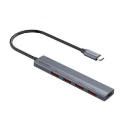 Vention USB-C 3.2 -> USB-A 3.2*4 HUB szürke (CKHHB) (CKHHB)