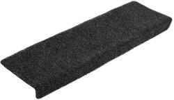 vidaXL 20 db szürke öntapadó lépcsőszőnyeg 65x21x4 cm 3365716 (3365716)