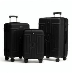 ROWEX Casolver 3in1 Extra tartós utazóbőrönd TSA zárral fekete (3967/CER)