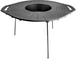 Weekend Disc pentru gratar, fonta, tip grill, cu picioare, 52 cm, Mixt Barbeque (W32)