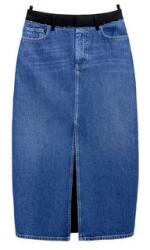 DESIGUAL Női szoknya, Desigual, sötétkék, poliészter-pamut-viszkóz-elasztán, kék, S INTL (0000304938795_S)