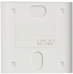 Legrand kiegészítő PRÉMIUM szögletes csengőnyomó gomb IP54-es, 100m-es hatótávolsággal, elemmel, fehér - 94279 (94279)