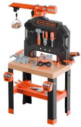 Smoby 360741 Black & Decker Builder szerelőasztal daruval (7600360741)