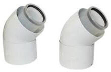 VAILLANT PPs/alu könyök 60/100 mm, 45° (1 csomag=2 db) (EG-303911-VAIL)