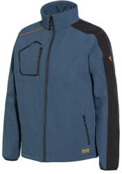 Issaline Kind újrahasznosított anyagból készült softshell kabát kék/fekete 4XL (ISSA-04508B-040-4XL) - megatool