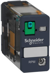 Schneider Electric Harmony Electromechanical Relays - RPM12BD - RPM teljesítményrelé, 1CO, 15A, 24VDC, tesztgomb, LED (RPM12BD)