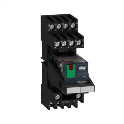Schneider Electric Harmony Electromechanical Relays - RXM2AB2P7PVM - RXM miniatűr relé, 2CO, 12A, 230VAC, tesztgomb, LED, vegyes elrendezésű (RXM2AB2P7PVM)