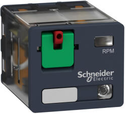 Schneider Electric Harmony Electromechanical Relays - RPM32P7 - RPM teljesítményrelé, 3CO, 15A, 230VAC, tesztgomb, LED (RPM32P7)