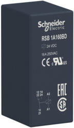 Schneider Electric Harmony Electromechanical Relays - RSB1A160BD - RSB interfész relé, 1CO, 16A, 24VDC (RSB1A160BD)