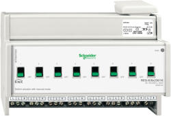 Schneider Electric KNX - MTN647893 -Merten-KNX REG-K/8x230/16 kapcsolóaktor kézi üzemmóddal (MTN647893)