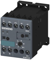 Siemens 3RP2005-1AP30 időrelé LED-del, 8 funkciós, 15 időtartomány 1CO, 24/200-240VAC / 24VDC, csavaros csatlakozás (3RP20051AP30)