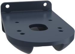 Schneider Electric Harmony XVU - XVUZ12 - Ø60 fényoszlop fali konzol, direkt és tartócsöves rögzítőelemekhez, fekete (XVUZ12)