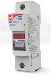 DF Electric PV PMX-10 1P 10x38mm hengeres biztosító aljzat 485150 (485150) - lumenet